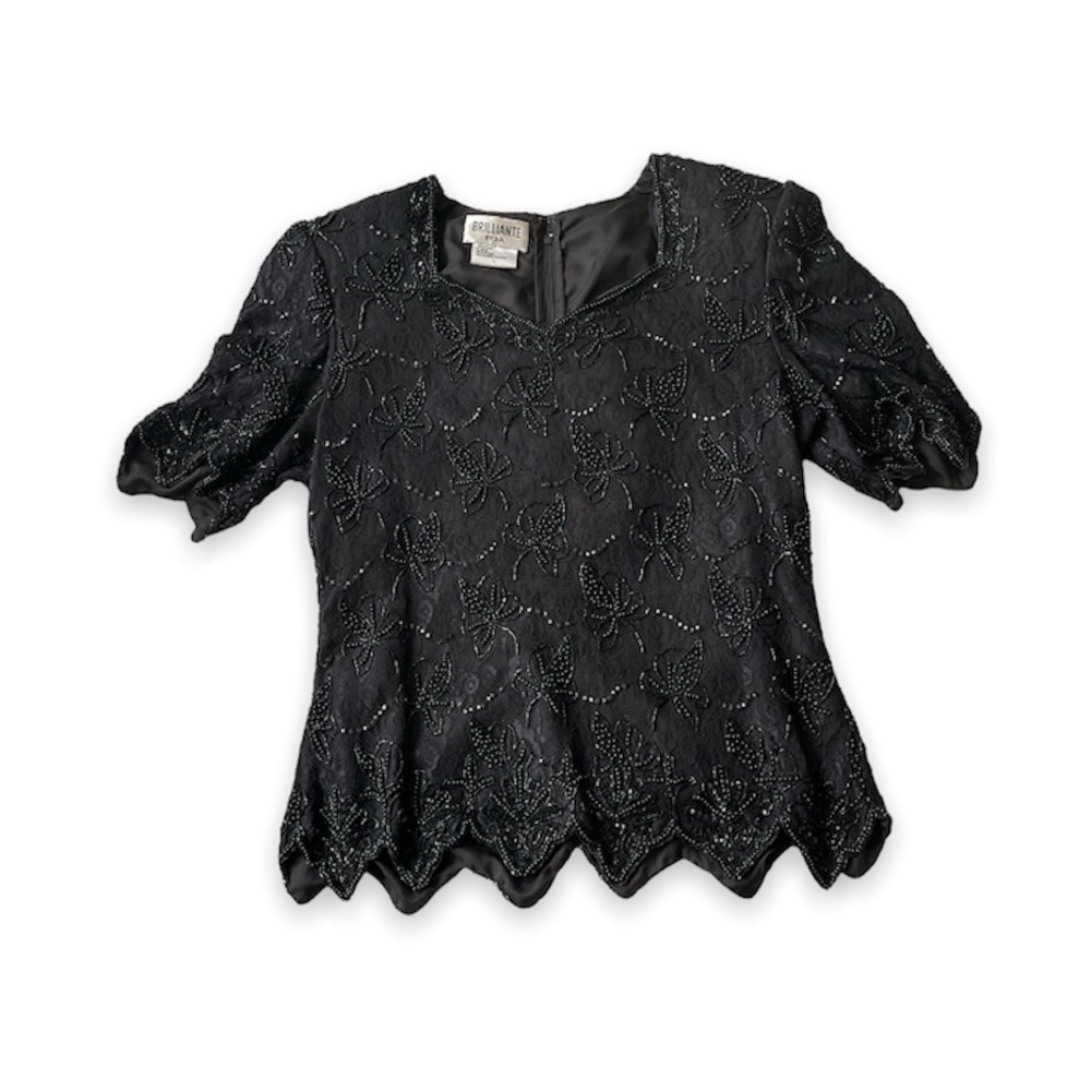 Vintage Beaded/ Sequin Top